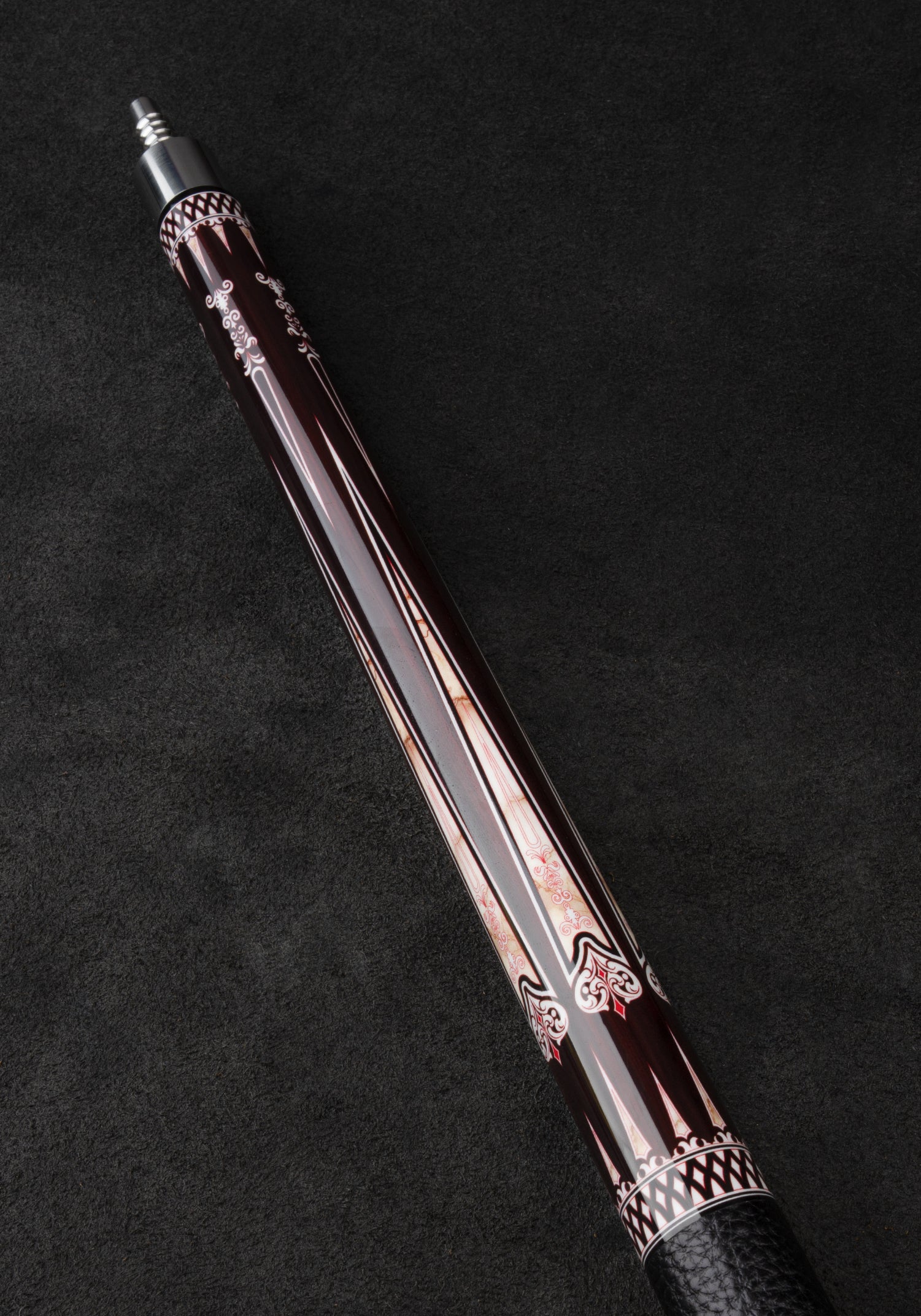 Proviace Carbon Pool Cue, Hard Maple Cue Butt, Genuine Leather Wrap