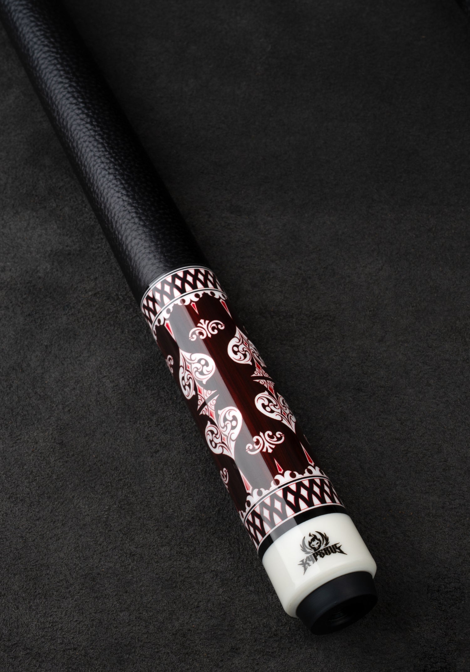 Proviace Carbon Pool Cue, Hard Maple Cue Butt, Genuine Leather Wrap