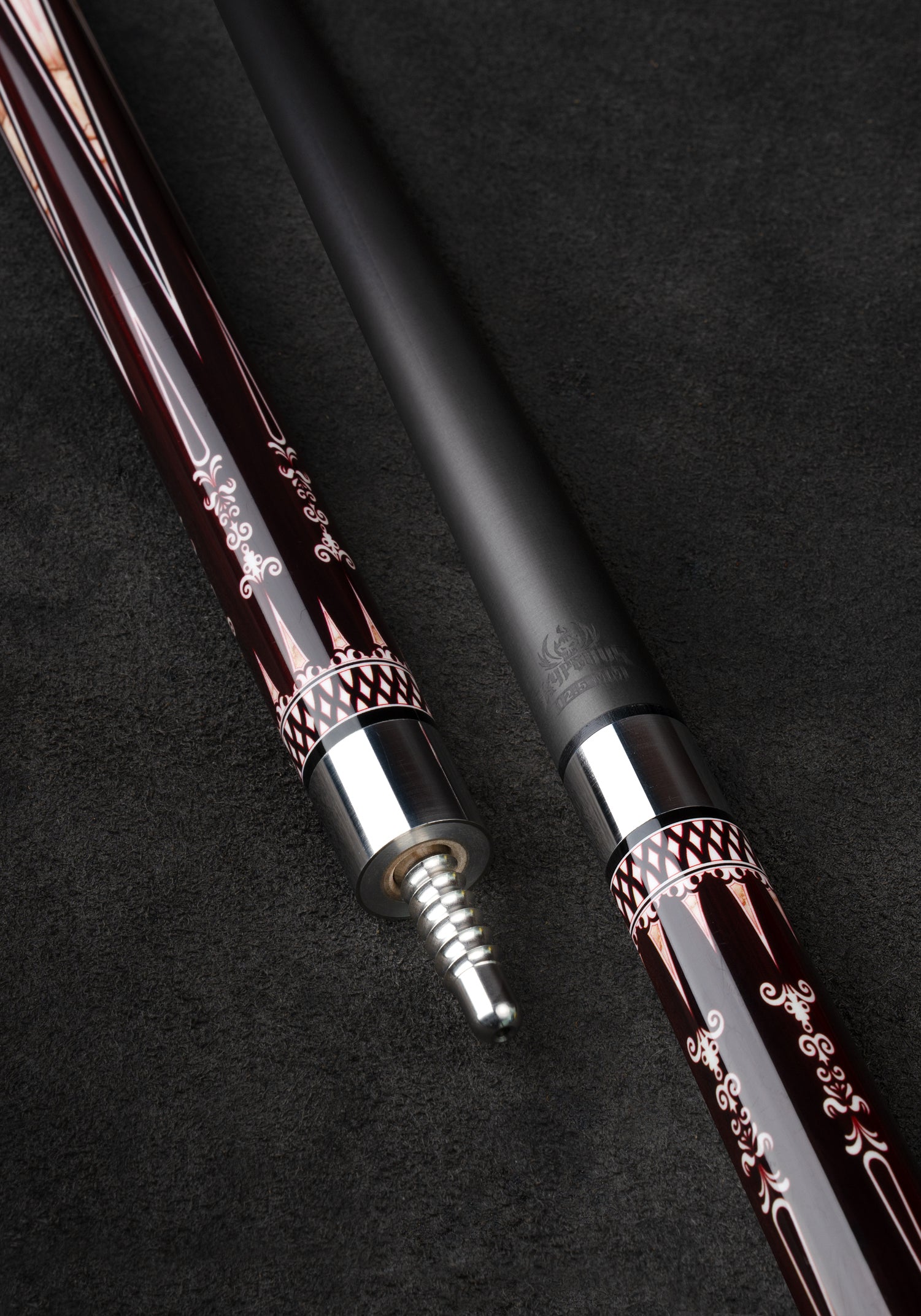 Proviace Carbon Pool Cue, Hard Maple Cue Butt, Genuine Leather Wrap