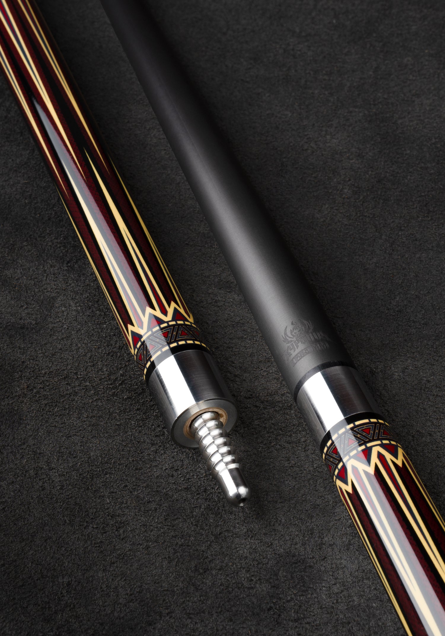 Kyperus Nekhakh Carbon Pool Cue, Hard Maple Cue Butt, Genuine