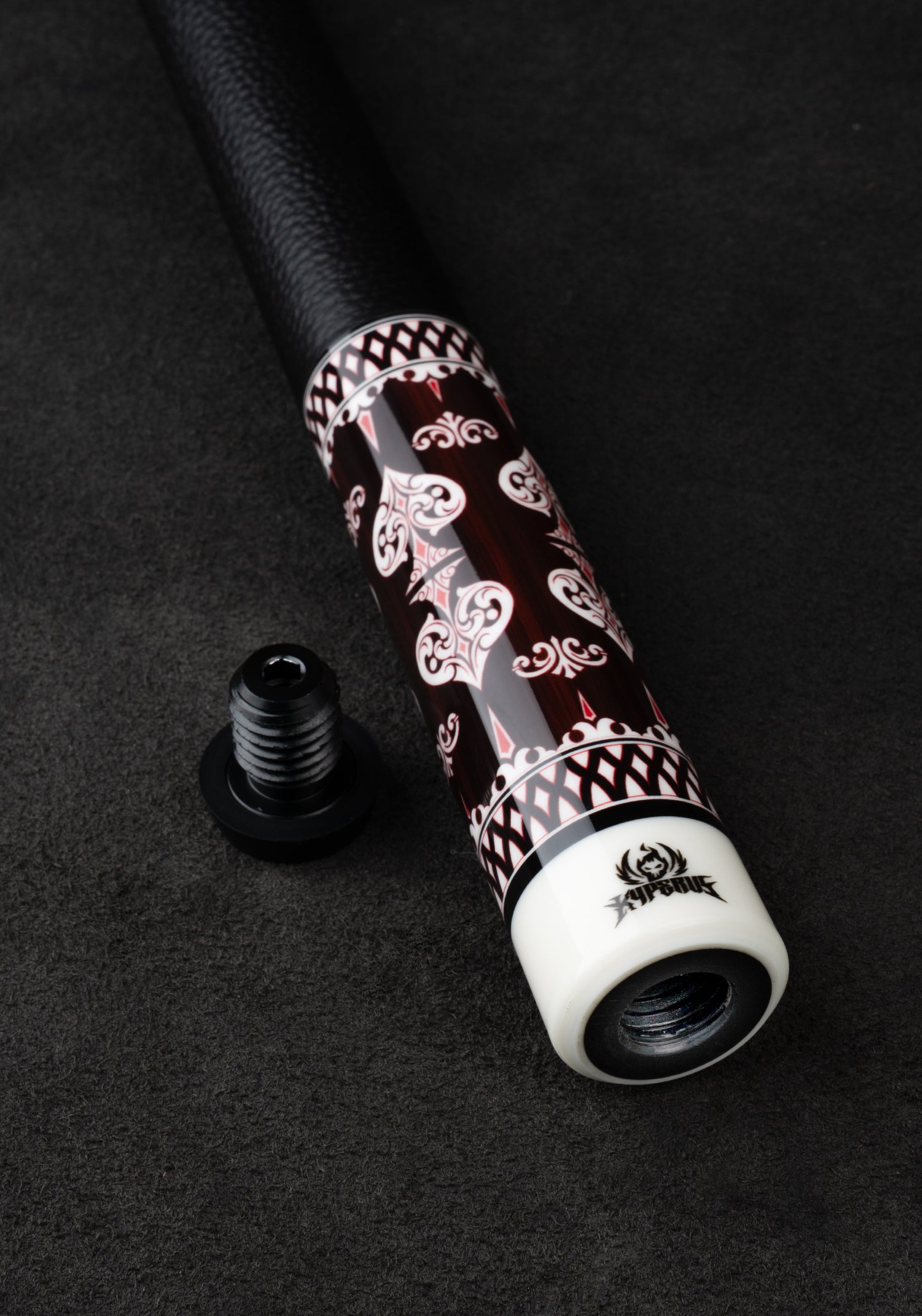 Proviace Carbon Pool Cue, Hard Maple Cue Butt, Genuine Leather Wrap