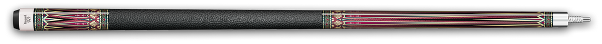 Nekhakh Carbon Pool Cue, Hard Maple Cue Butt, Genuine Leather Wrap