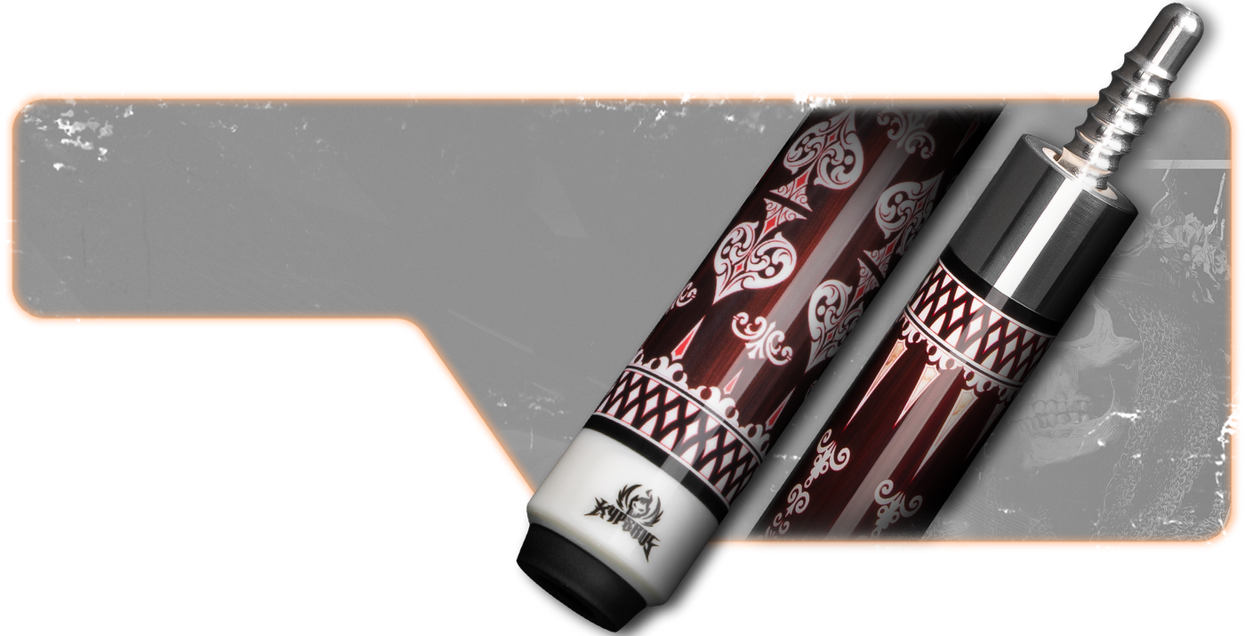 Proviace Carbon Pool Cue, Hard Maple Cue Butt, Genuine Leather Wrap